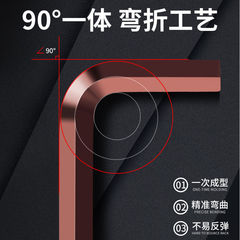 Manufacturer wholesale hexagonal wrench set ball head hexagonal 9-piece set hexagonal combination S2 hexagonal wrench