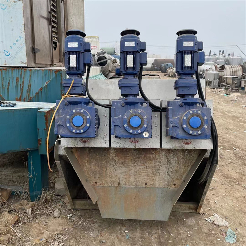 出售叠螺污泥脱水机二手污泥处理设备 二手不锈钢脱水机 回收