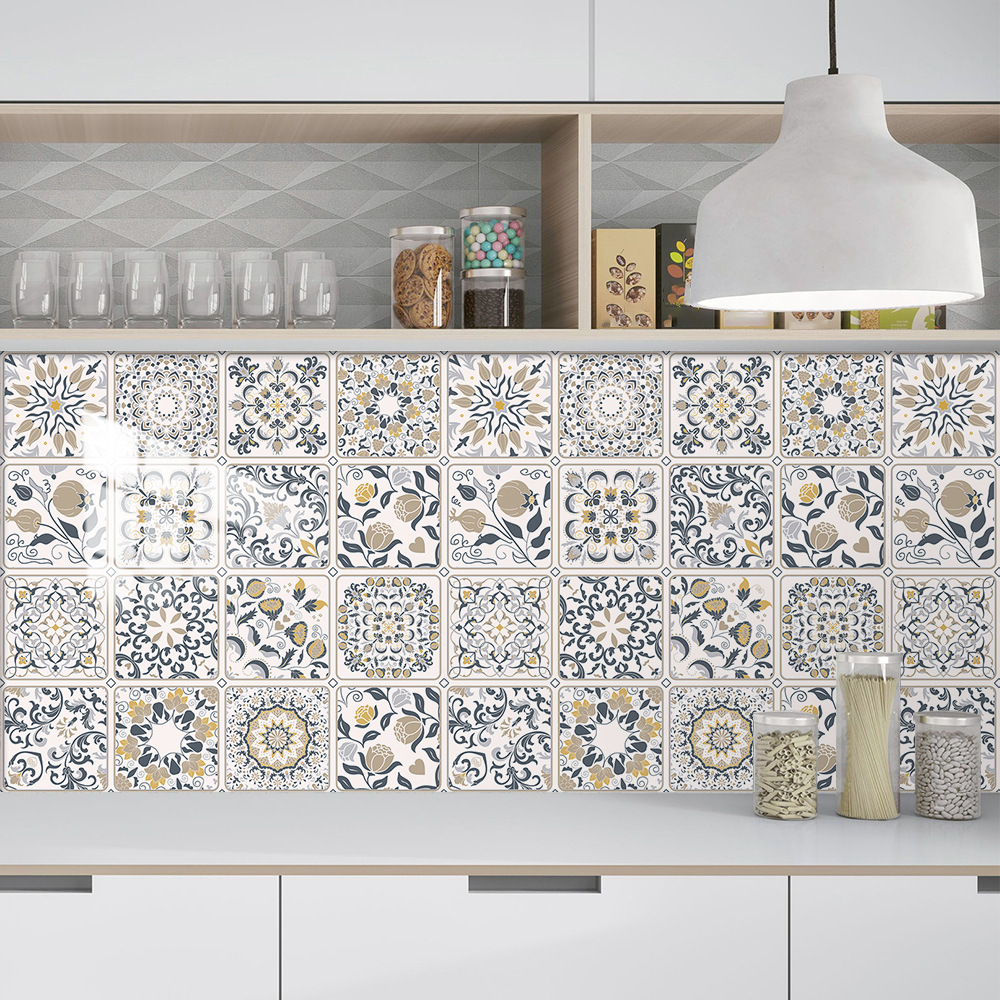 85g Weight Wall Sticker Home Textiles & Decor Type PVC Material Flower Pattern Elegant, Glam Style Elegant Glam Flower PVC Wall Sticker Wall Art 32