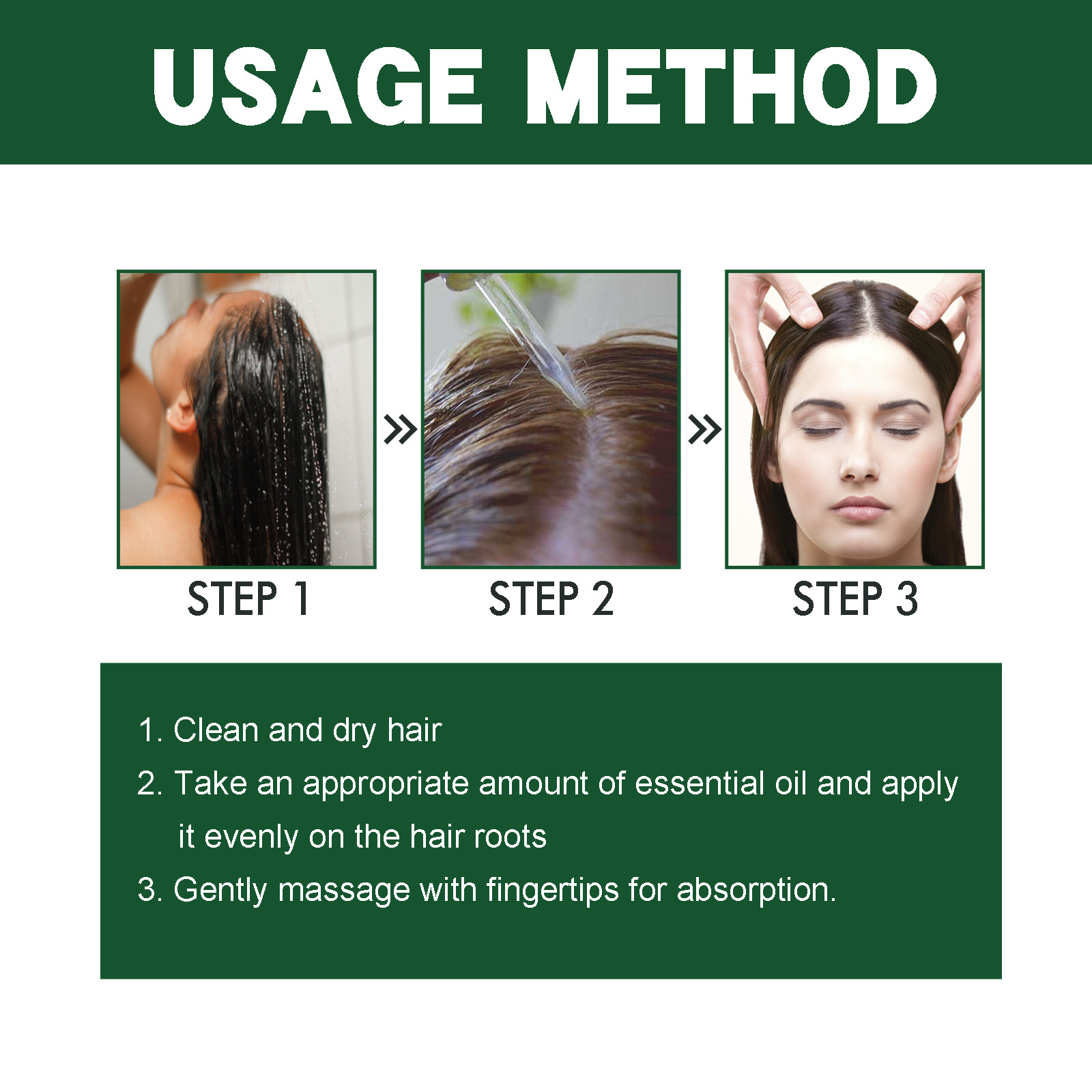 Das ätherische Rosmarin-Haaröl von EELHOE pflegt die Kopfhaut, beugt Haarausfall vor, verdichtet, spendet Feuchtigkeit und stärkt die Haarpflege_voghion.com