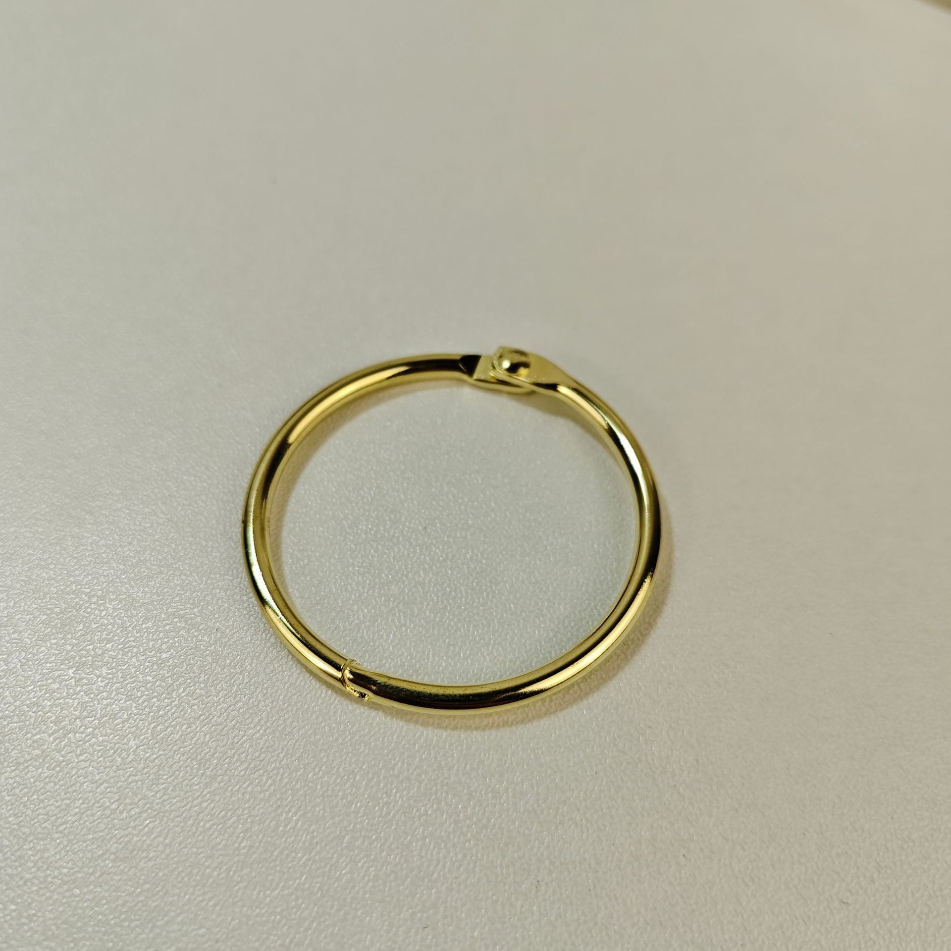 Anillo de hoja de oro, anillo de hierro, anillo de escritorio, anillo de encuadernación, anillo de encuadernación, anillo de encuadernación, anillo de abertura metálica, anillo de encuadernación