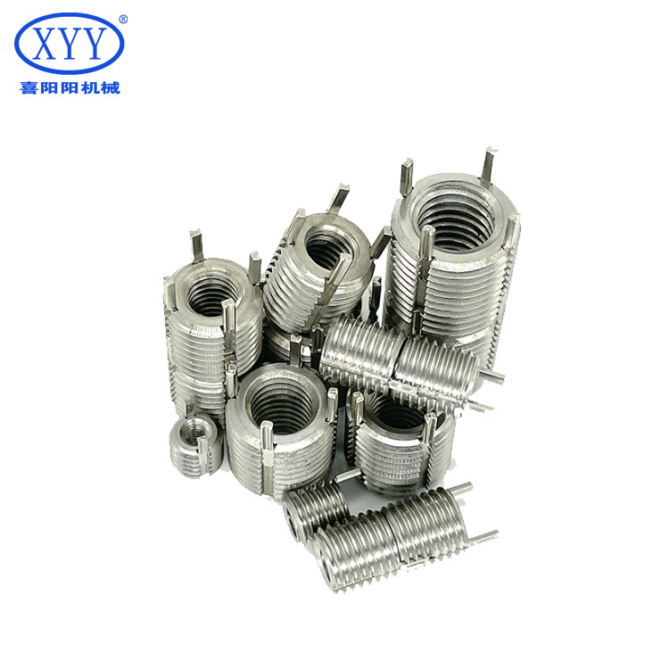 插销螺套M12 染色螺纹嵌件   钢丝牙套  不锈钢材质  防松抗震