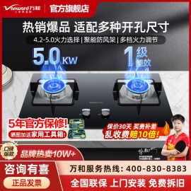 万和燃气灶天然气液化气煤气灶猛火双灶头家用灶台节能见详情其他
