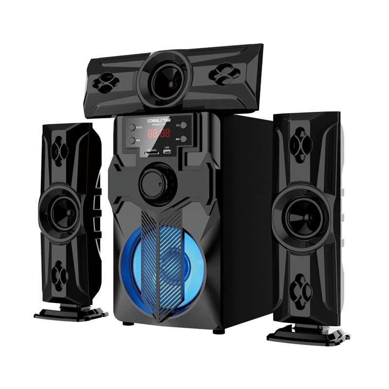 Parlante USB Bluetooth de Alta Potencia｜Audio Hogar con Tarjeta X-BASS