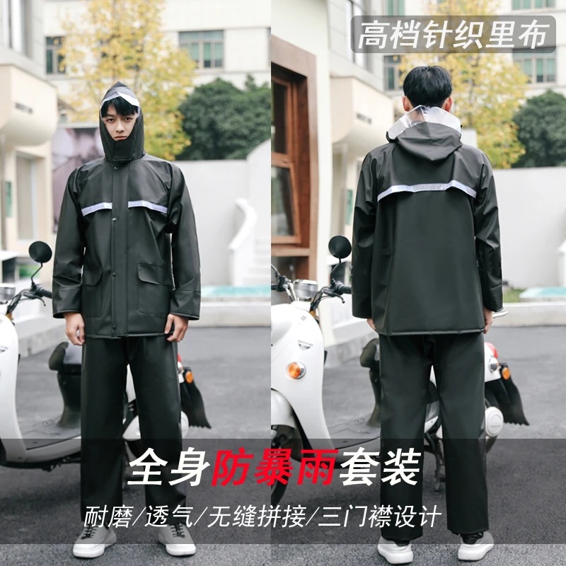 Traje de Impermeable Dividido para Ciclismo de PVC Impermeable para Motocicleta image 9