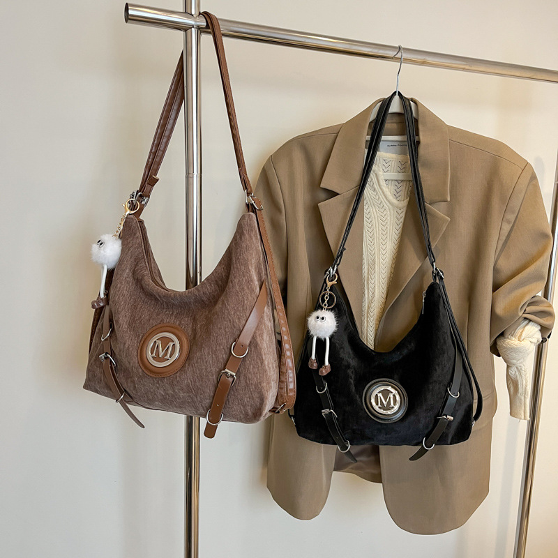 Bolso Tote Multiuso para Mujer de Terciopelo, Gran Capacidad, para Uso Diario