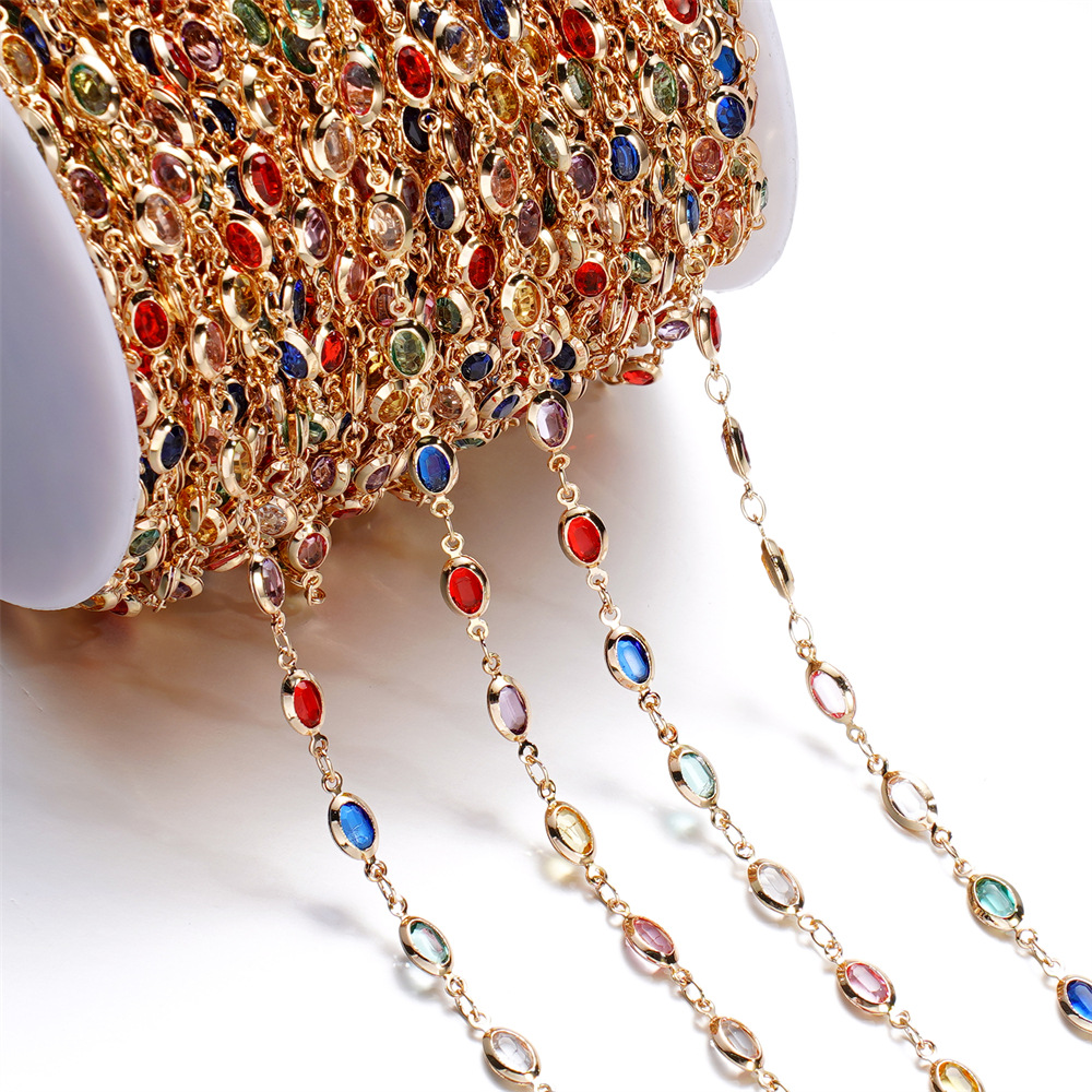 15g Weight Chain Jewelry Making Type 1 M Jewelry Making Size Glass Inlay Material DIY Jewelry Accessories, Bracelets, Necklace Classification 1 Roll Quantity Glass, Copper Material Bag, Colorful, Heart Shape, Butterfly Pattern Plating Design Casual, Simple Style Style 1 Roll Bag Colorful Heart Shape DIY Jewelry Accessories Bracelets Necklace Glass Copper Glass Casual Simple Style DIY Jewelry Accessories Bracelets Necklace 18