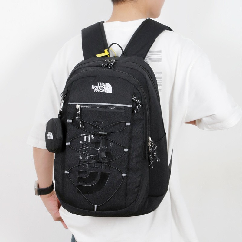 Trendy Brand North Bag Large-Capacity Backpack for High School and College Students, Adult Outdoor Fashion Casual Bag, Unisex School Bag