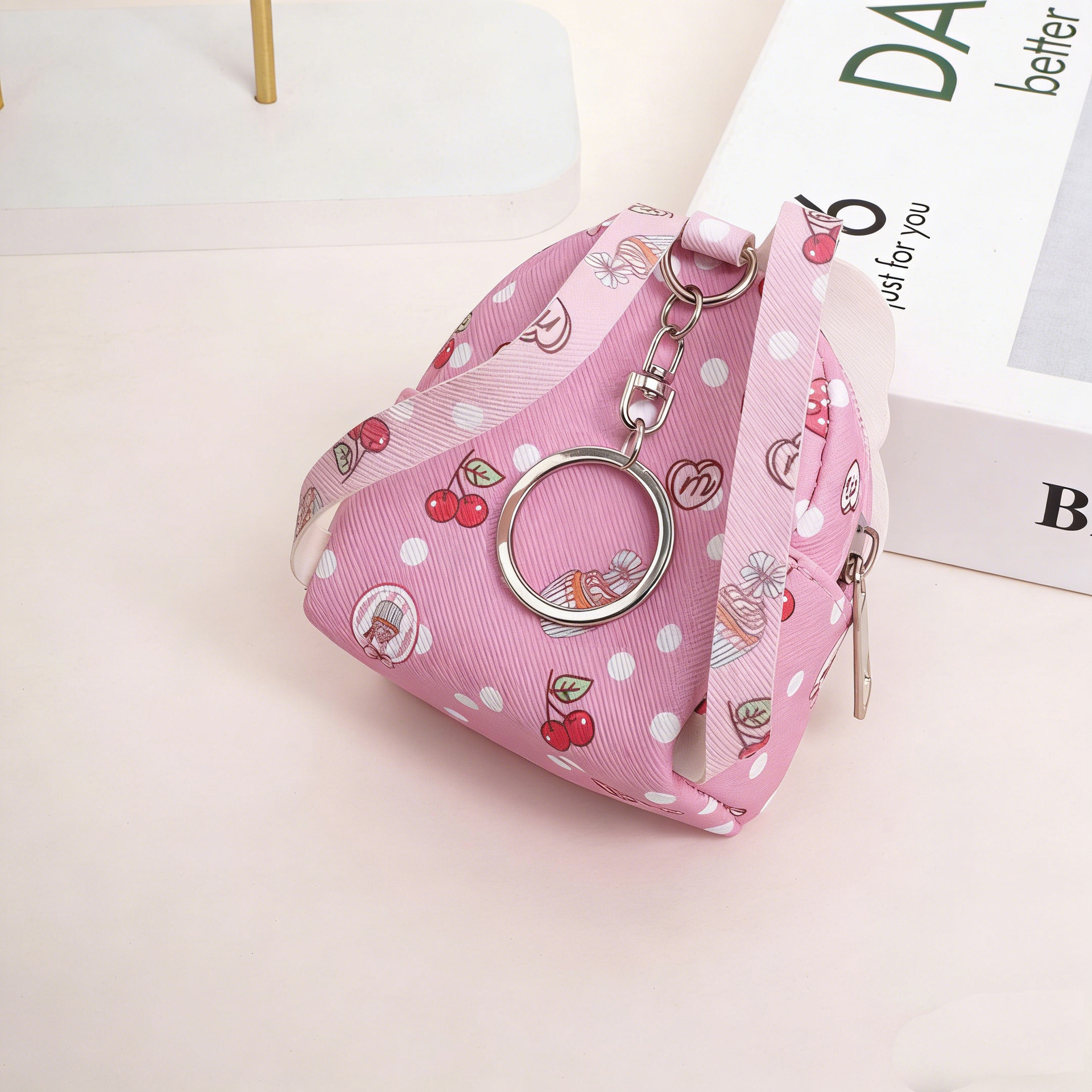 Mochila de dibujos animados, bolso de cambio para mujeres, bolso de llaver encantador, bolso mini portátil para niños