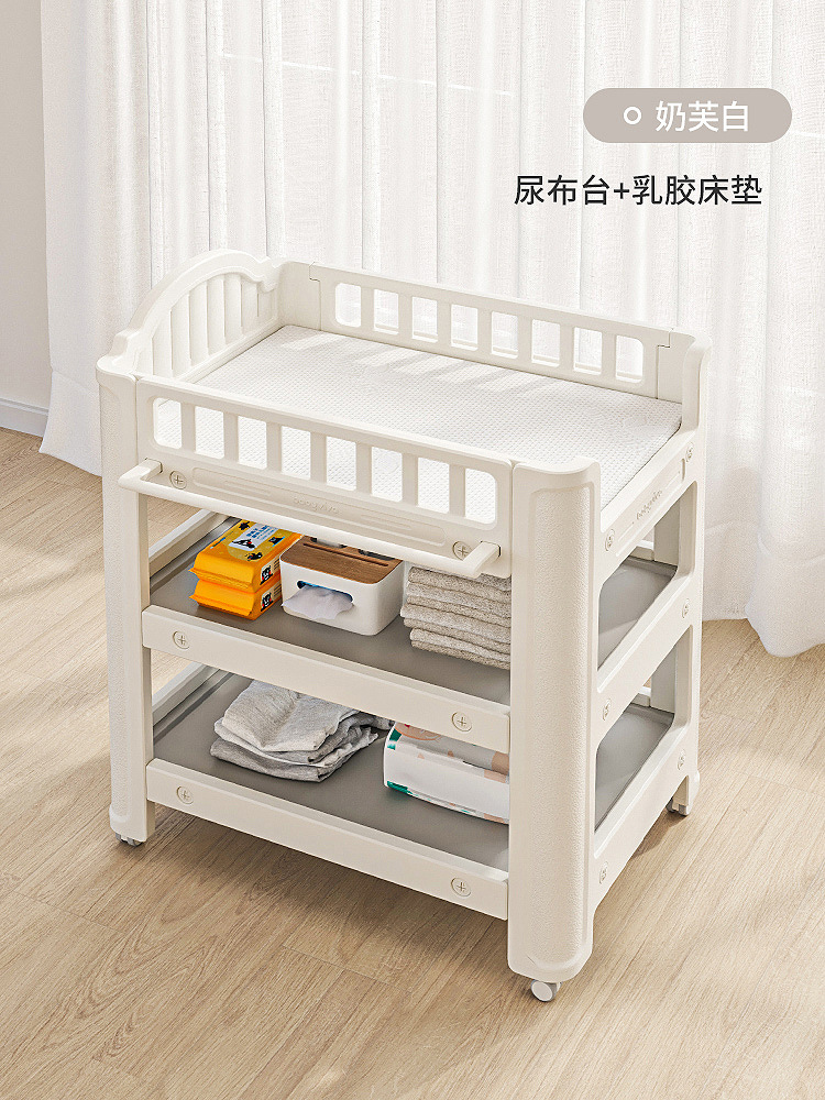 Babyviva pañales para bebés mesa de cuidado de toque para bebés cama de baño móvil para recién nacidos image 8