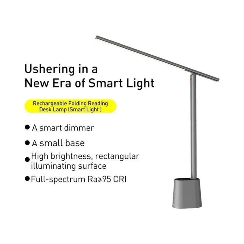 Baseus LED настольная лампа защита глаз для учебы в офисе