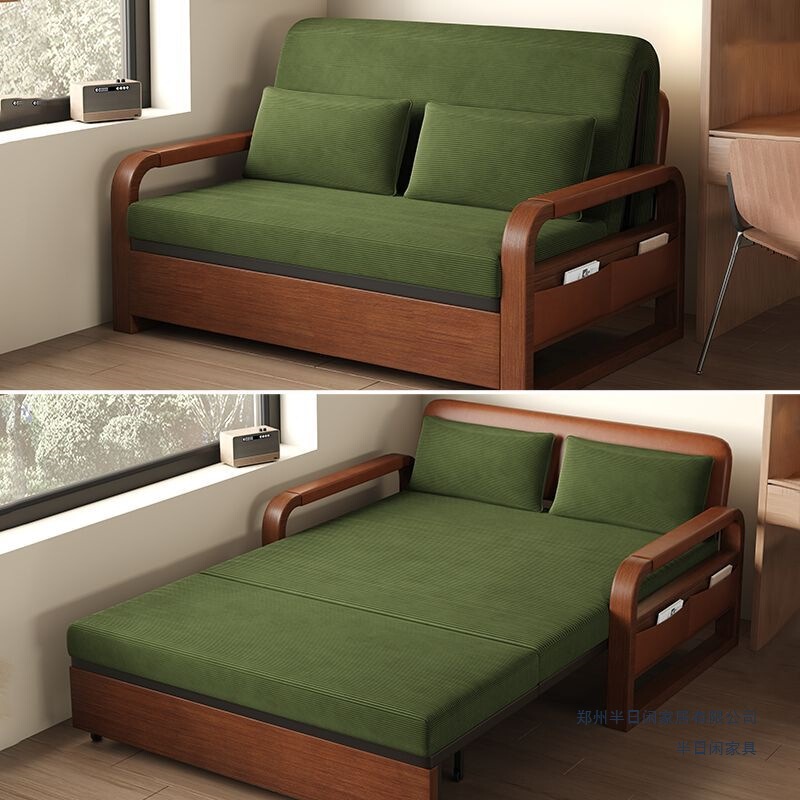 Sofa Bed Single Folding Multi-Functional All-In-One Dual-Purpose Foldable Small Apartment Retractable Balcony Double Living Room New Style