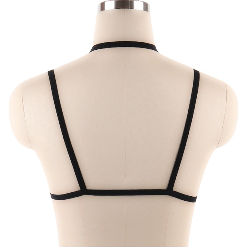 Sexy Lingerie European and American Aliexpress Amazon Popular Sexy Lingerie Cut Out Elastic Strap Bra S0001