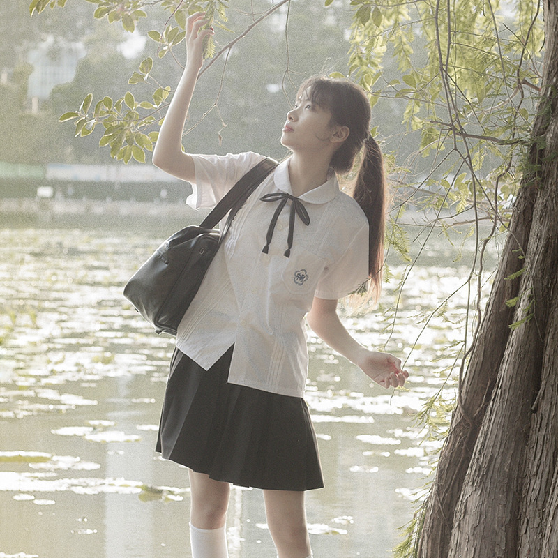 台湾附中班服シャツ学院風制服セット中学生高校生卒業シーズン運動会服|undefined