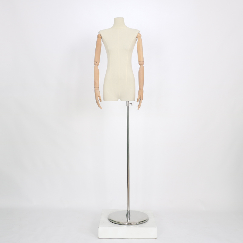 Mejorada modelo plano accesorios de las mujeres medio cuerpo ventana soporte muñeca tienda de ropa cuerpo modelo soporte de exhibición de cuerpo completo