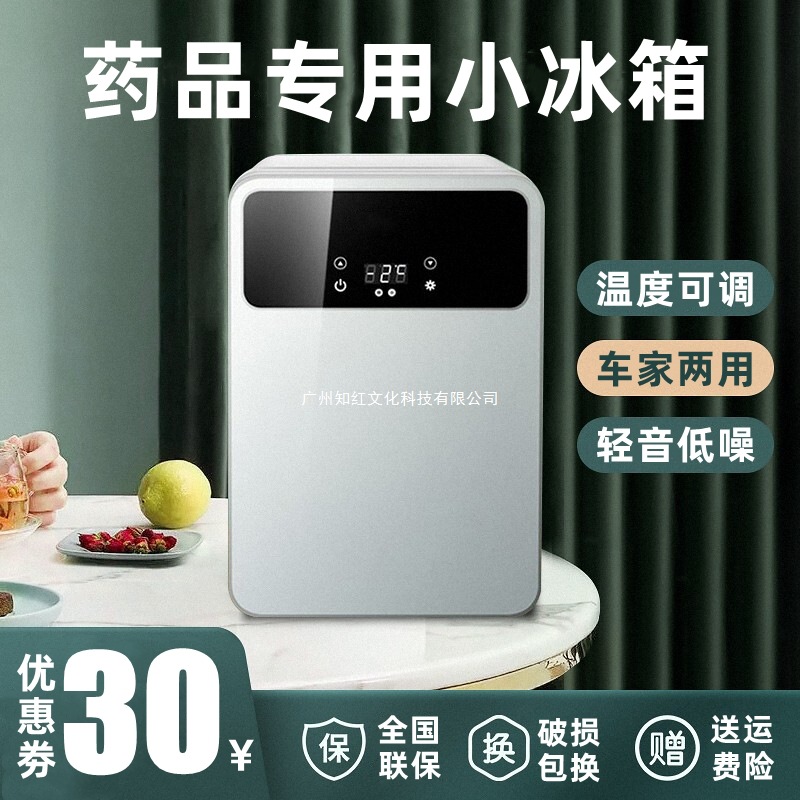Medicine Small Refrigerator 2-8 Degrees Insulin Vaccine Refrigerator Biological Household Portable Insulated Box Car