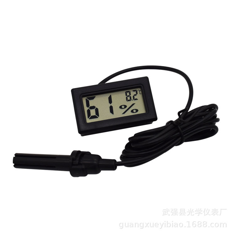 Temperature and Hygrometer Fy-12 Digital Hygrometer with Probe Embedded Digital Temperature and Humidity Meter Temperature and Hygrometer Fy-12 Digital Hygrometer with Probe Embedded Digital Temperature and Humidity Meter