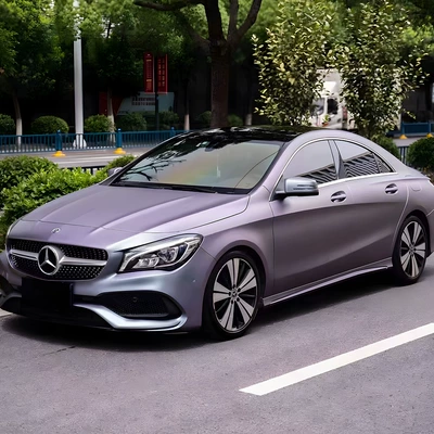 Automotive Film capri gray purple body color change