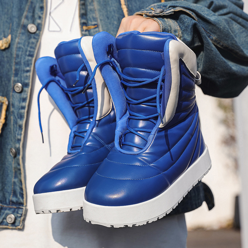 Aliexpress European and American Personalized Men's Shoes Casual Niche High-Top Fashion Sneakers Sports Street Plaster Shoes Men's Amazon