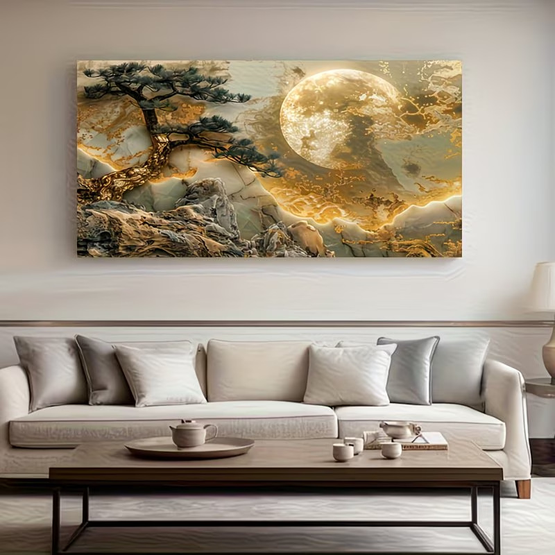 Transfronterizo Amazon pintura de diamantes fábrica de explosión venta directa pintura de diamantes DIY paisaje decoración pintura colgar paquete de herramientas '