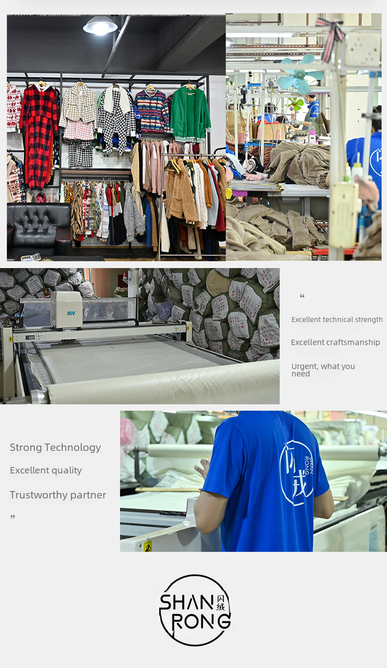 Flash Velvet European and American New Casual Plush Women's Hooded Regular Long Sleeve Loose Plaid Bubble Velvet Coat_voghion.com