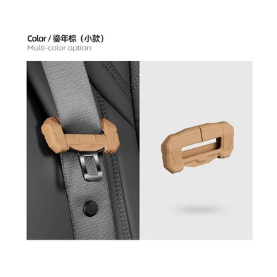 belt buckle protective cover anti-scratch: Other Automotive Interior Supplies - mecha-seat-belt-small-single-year-brown