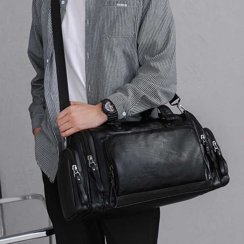 Bolsas de viaje transfronterizas de gran capacidad nuevas bolsas de viaje de moda PU bolsas deportivas a prueba de agua bolsas de ocio de tendencia de fitness