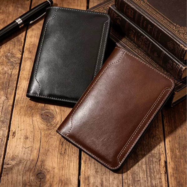 Cross-border best-selling first-layer cowhide passport holder, high-quality genuine leather document storage bag, travel passport leather case wholesale