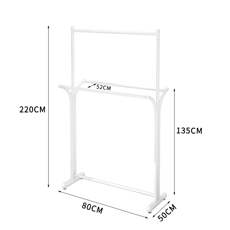 흰색, 길이 80cm, 전체 높이 220cm