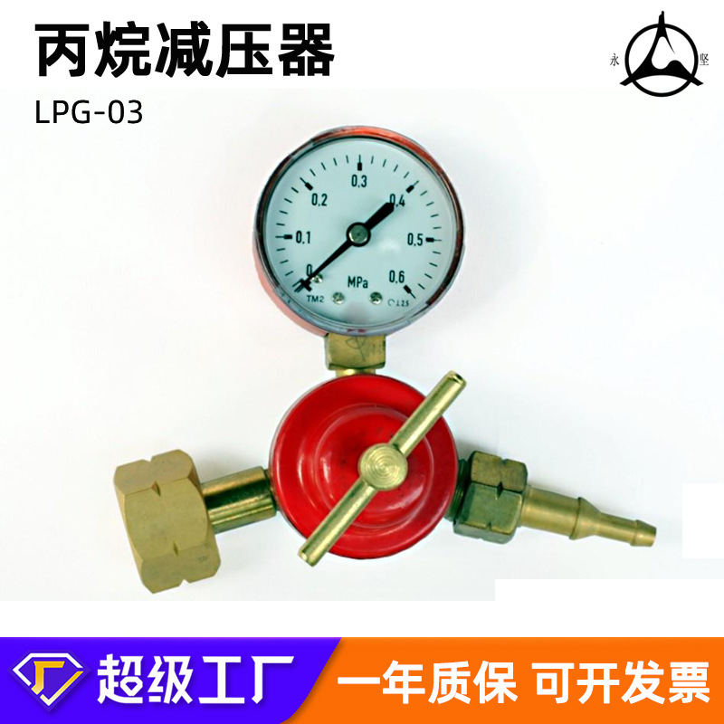全铜国标焊割配 丙烷表减压器 丙烷减压阀 工业高精度减压阀 批发