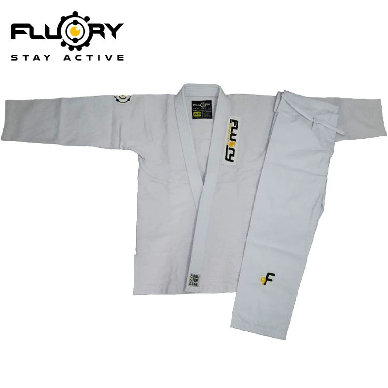 FLUORY Fire Blood Brazil Jiu -Jitsu suit BJJ GI Judo professional adult black Jiu -Jitsu Taoism training men and women
