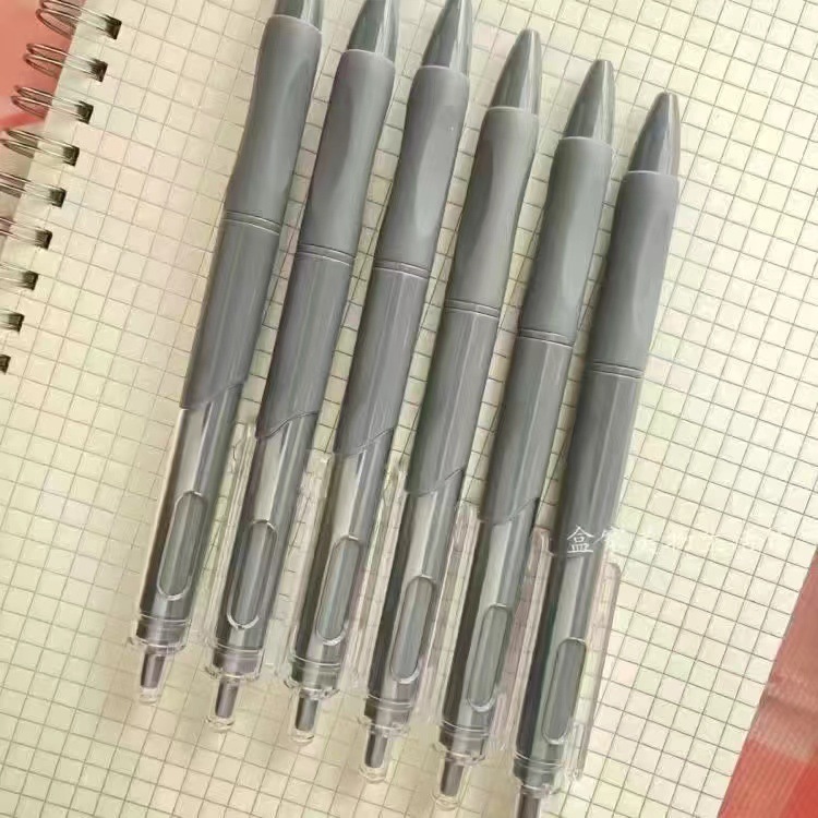 速干刷题笔ins高颜值学生笔ST头小白笔耐用顺滑按动笔考试0.5黑笔|undefined