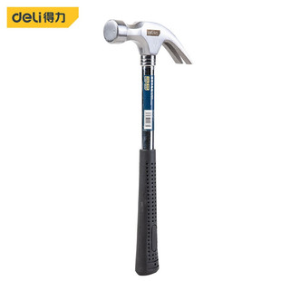 Deli tool DL5050 steel pipe claw hammer 0.5kg iron hammer multi-purpose nail hammer hammer