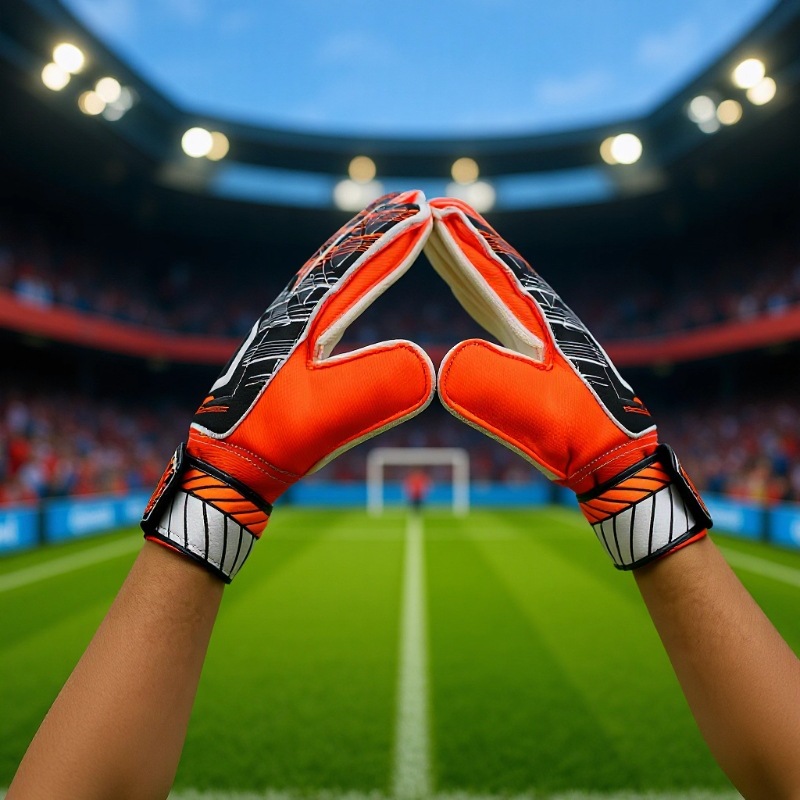 Guantes de portero de fútbol infantil guantes especiales guantes guantes de portero de estudiantes primarios guantes de portero de adolescentes tamaño promedio