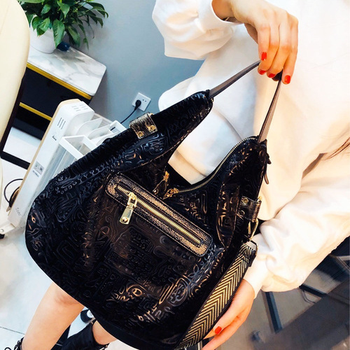 Fashion Women's Handbag 2024 New Model High-end and Grand Cross-body Bag Large Capacity Shoulder Bag Trendy