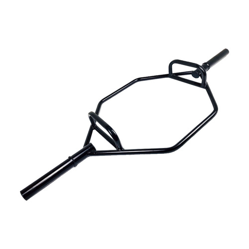 Large ring barbell home gym weightlifting universal hexagonal large hole barbell shrug lift fitness equipment