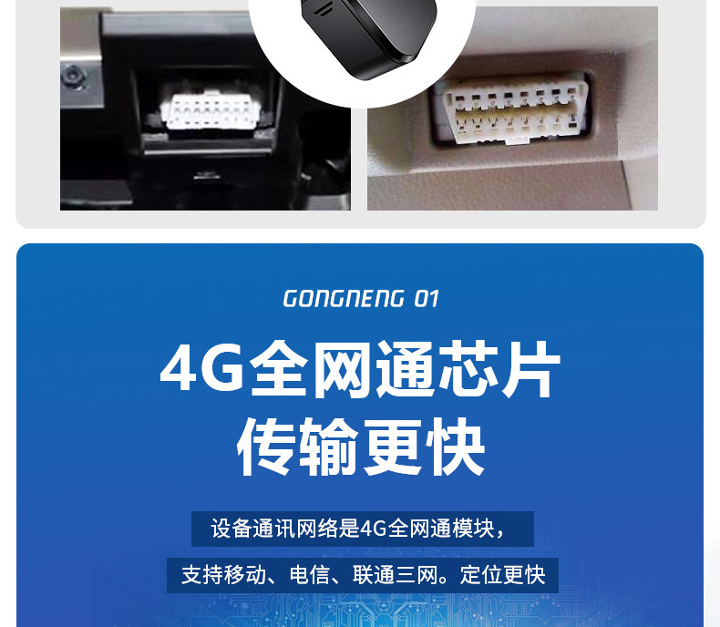 Single-Beidu Obd Fuel Consumption Detection Gps Tracker, No-Charging Vehicle Data Reading, Fuel Consumption Statistics, Fault Diagnosis