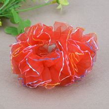 儿童头花公主盘发发圈扎头绳发绳手腕花表演发饰头饰蝴蝶结花边