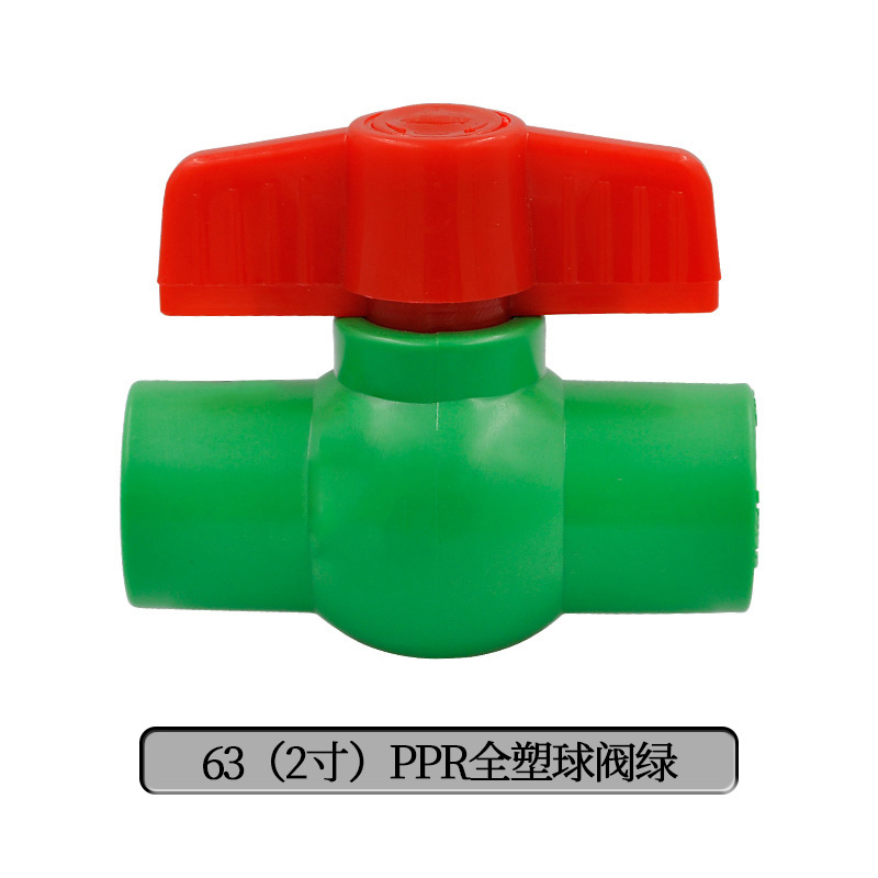 Válvula de bola de acero de doble articulación PPR válvula de bola de doble articulación totalmente de plástico válvula oculta 204 minutos válvula PPR accesorios de tubería de agua image 38
