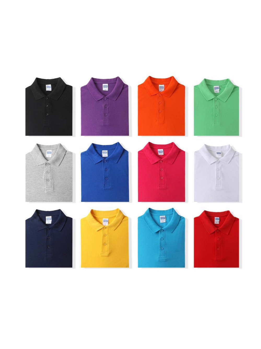 200g32 polo camiseta de manga corta hombre y mujer con solapa suelta camiseta de negocios casual fabricante transpirable