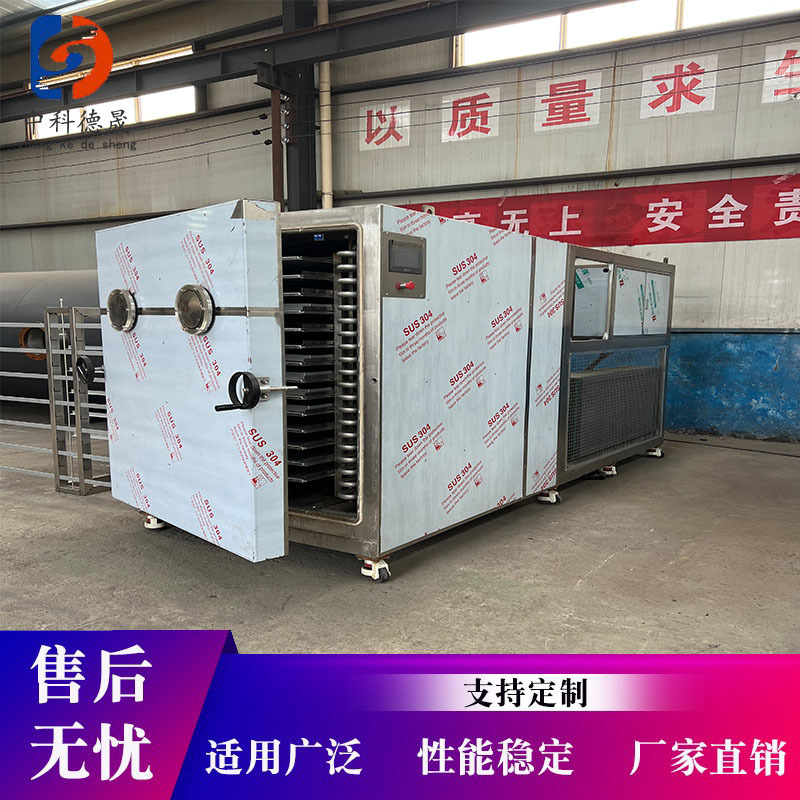 宠物食品冻干机 小型真空冷冻干燥机 秋葵中药材冻干设备