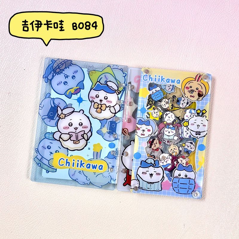 日本の漫画 A7 ルーズリーフノートブックかわいいガーリーハート高価値アニメ学生アクリル|undefined