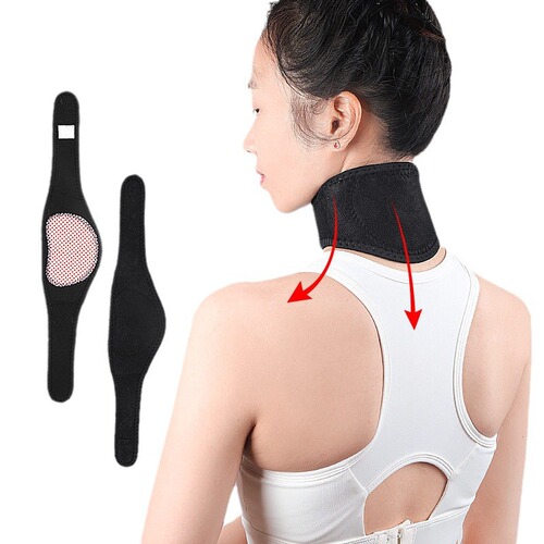 Tourmaline self-heating neck protector for men and women magnet hot-pressed warm windproof air-conditioning neck protector cervical vertebra protector