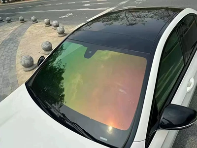 Automotive Film Dazzling Front Windshield Film Car Window - zero-cut-10m-red-elf-front-stall