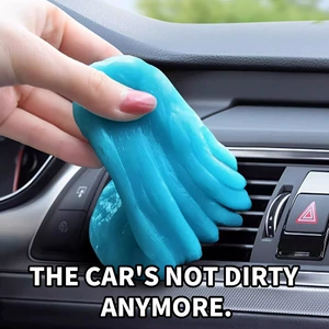 Multi-functional dust cleaning gel, non-dissolvable, non-sticky, soft cleaning gel, car dust remover, keyboard cleaning paste