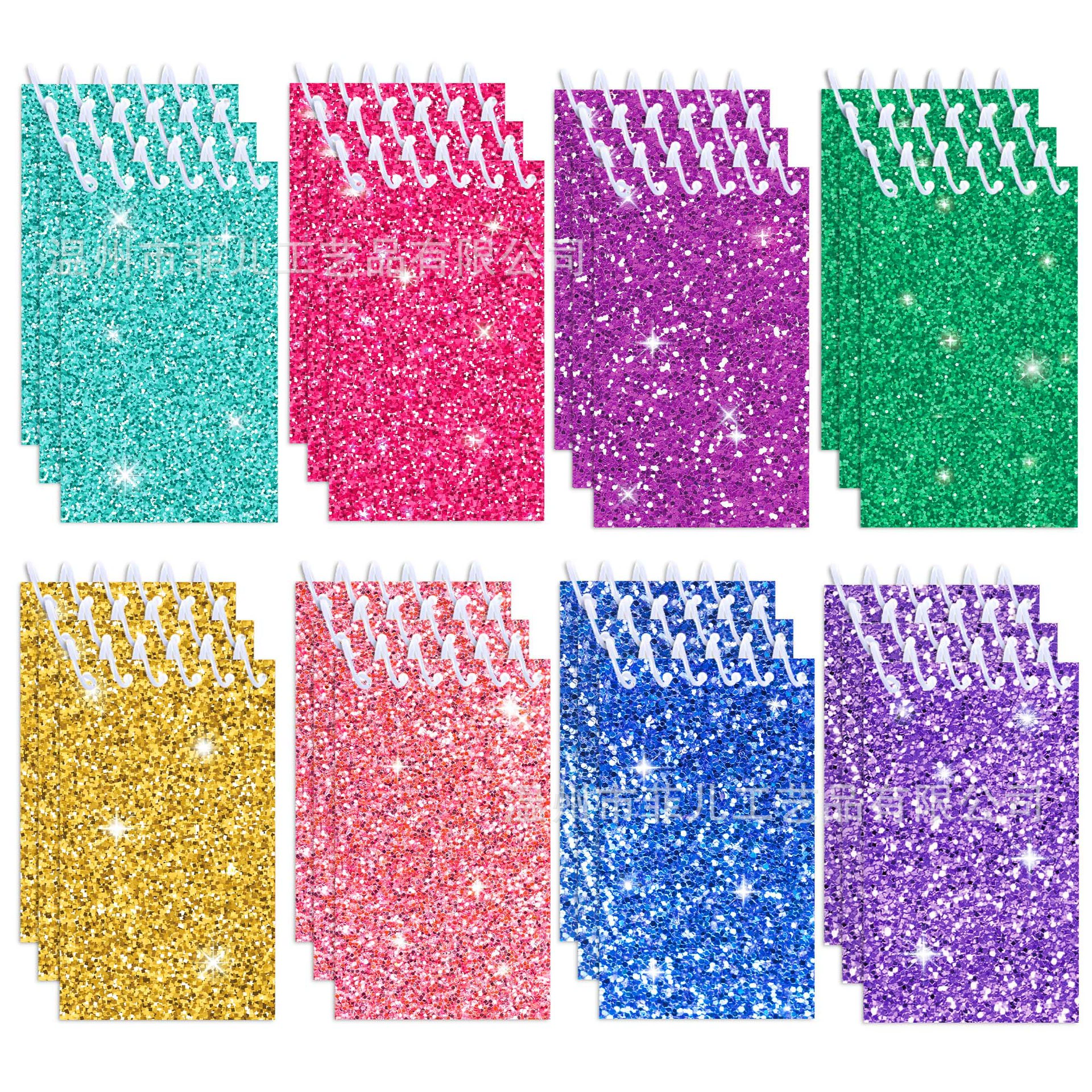 XQ085 Color Slash Locker Temps Flash Эффект Темы Карманный дневник Студент портативный перепечатка