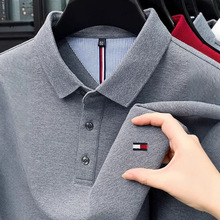 特价清仓正品汤米tommy长袖t恤男纯棉体恤中年男士休闲特价polo衫