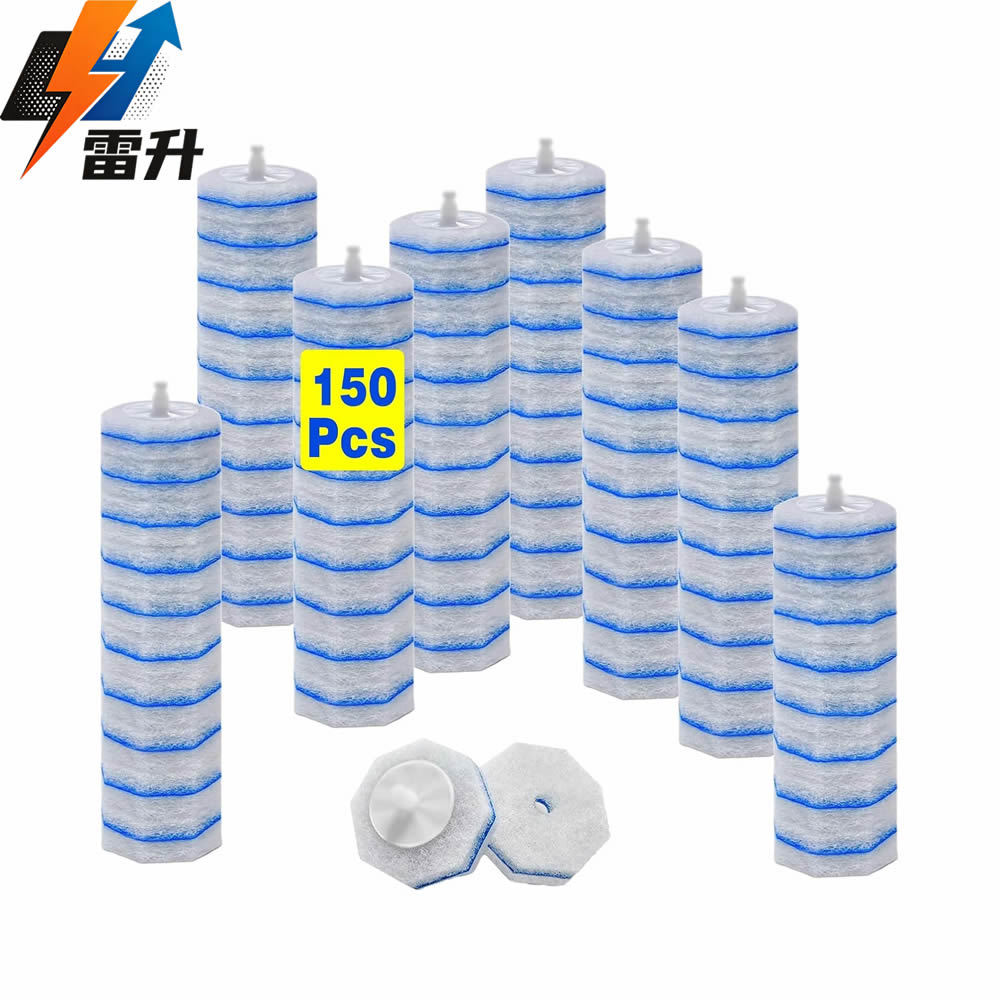 Leisheng Toilet Brush 2026 New Model for Bathroom Floor Cleaning, Disposable Toilet Brush with Replacement Head, No Dead Spots