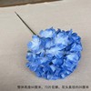 Simulation single large hydrangea flower diameter 20 cm 72 slices of hydrangea wedding roads, flowering flowers, hydrangea wedding decorative flowers