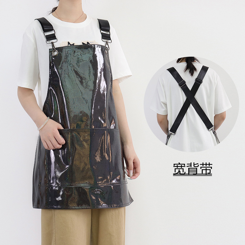 Correas cortas y anchas de fantasía negra